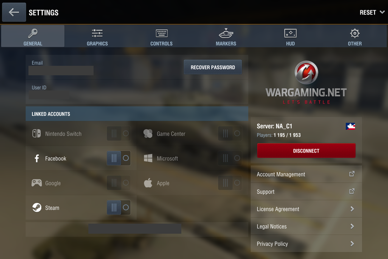 How to change your game settings World of Tanks Blitz