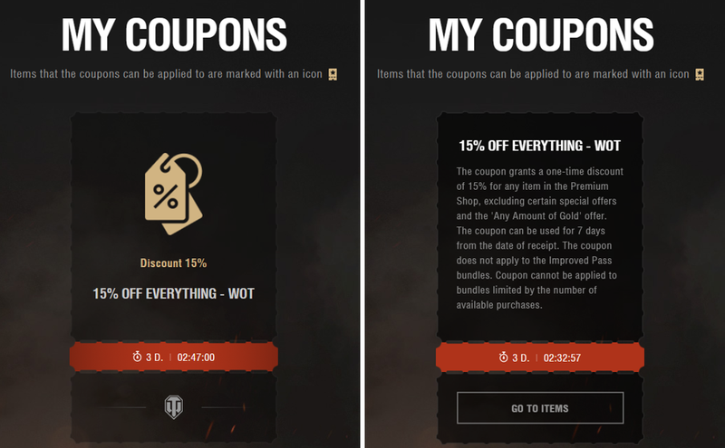 About Coupons World of Warships