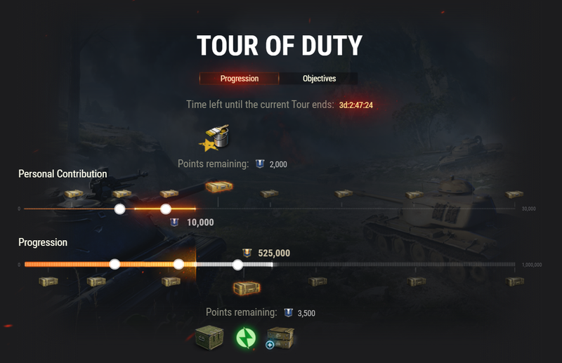 world of tanks tour of duty