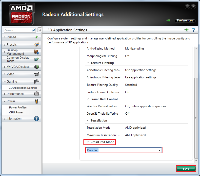 amd crossfirex mode