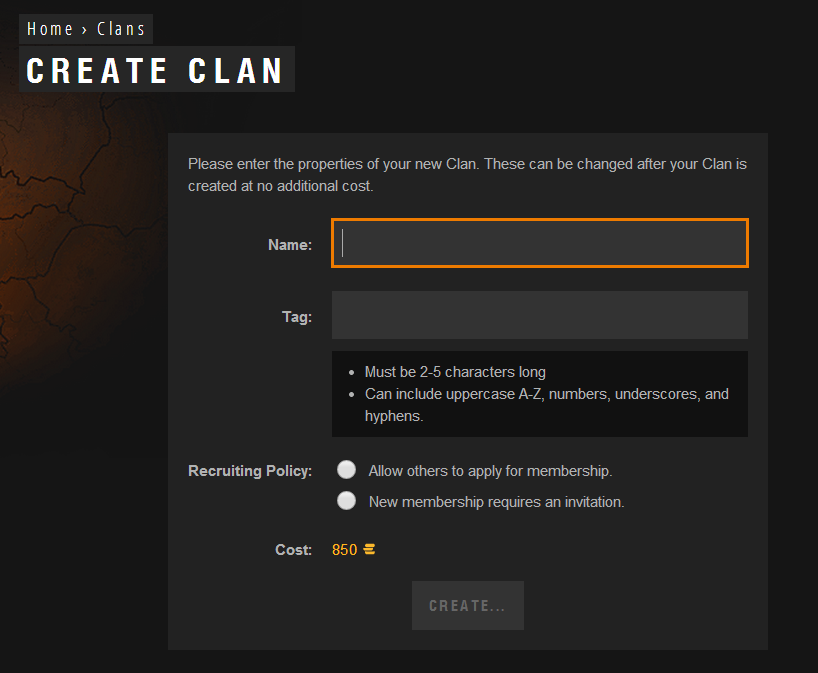 Clans Overview World of Tanks Mercenaries PS4