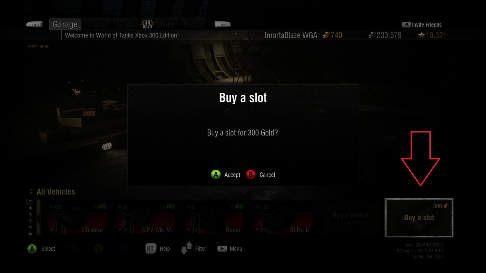 How Do I Buy More Garage Slots World Of Tanks Mercenaries Ps4